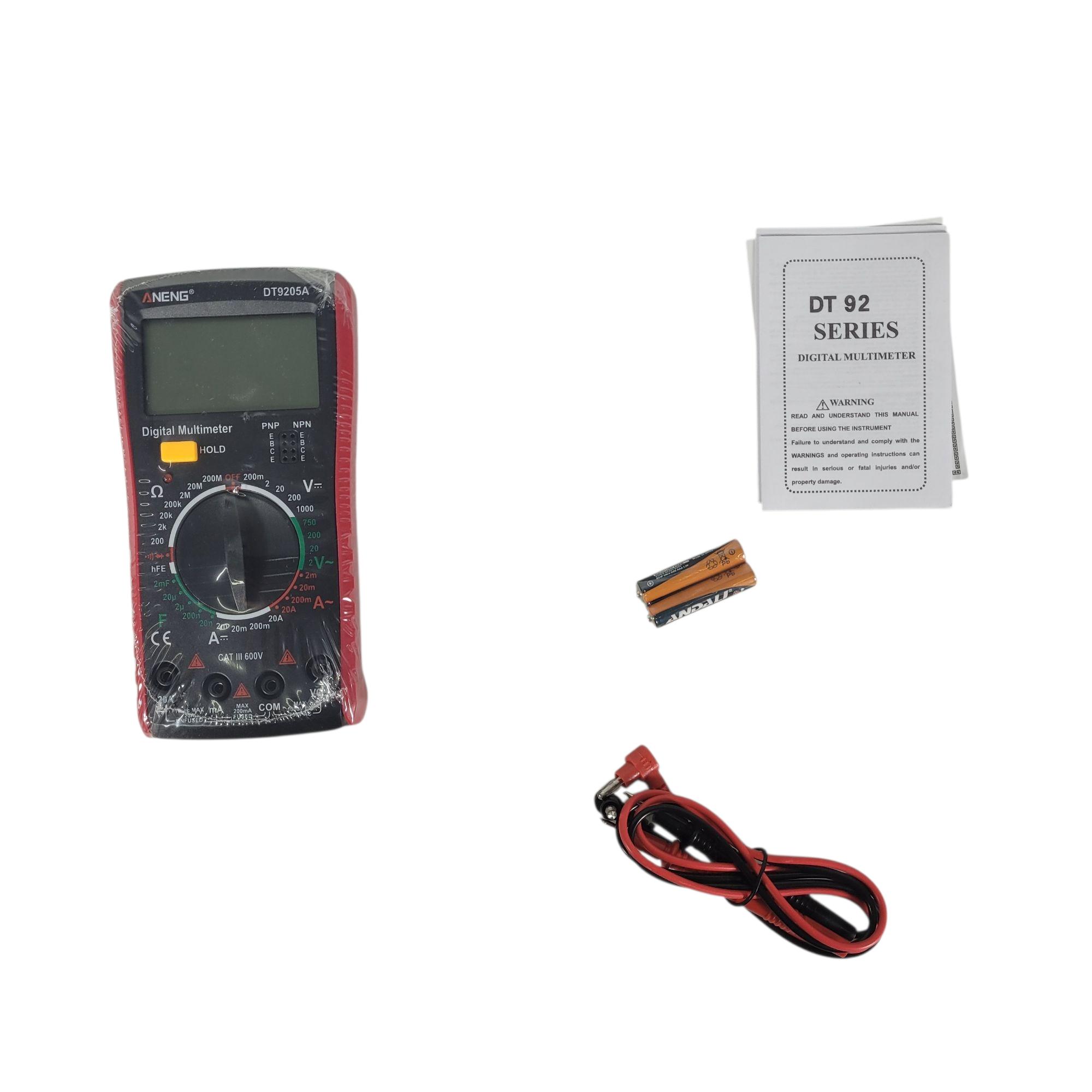 Gambar produk ANENG Digital Multimeter Voltage Tester - DT9205A-3