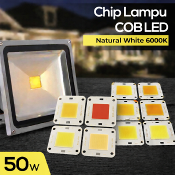 Ovicart Chip LED Lampu COB Floodlight Spotlight 12V 50W - HO20