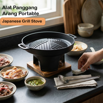 FreshFind Alat Panggang Arang Portable BBQ Japanese Grill Stove - H02