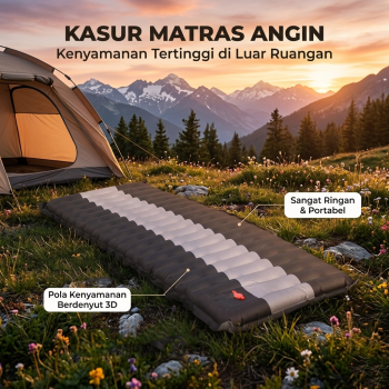 YSXHV Kasur Matras Angin Manual Sleeping Pad Waterproof Single - MT304