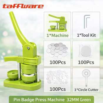 Taffware Mesin Press Pin Bros Peniti Bulat Rotating Badge Button Maker - SG-168