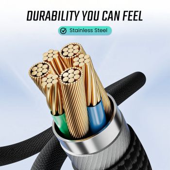 Gambar produk Toocki Kabel Data Type C to Type C Fast Charging LED Display 100W 1M - TXCTT1-ZX0G