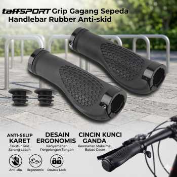 TaffSPORT Grip Gagang Sepeda Handlebar Rubber Anti-skid - GR49