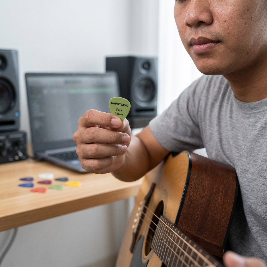 Gambar produk TaffSTUDIO Pick Gitar Akustik Electric Plectrum Assorted 50 PCS - A011A
