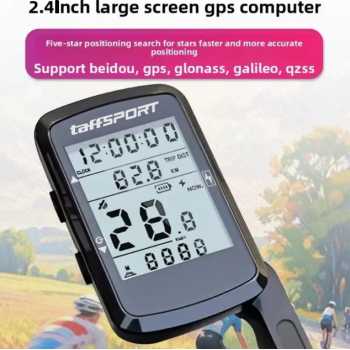 TaffSPORT Speedometer Sepeda Wireless Bicycle GPS Bike Rechargeable - BK-5208