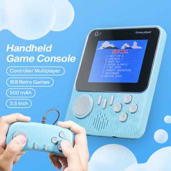 Gambar produk McGeSin Handheld Console Gameboy 3.5 Inch 168 Game with Controller - G7
