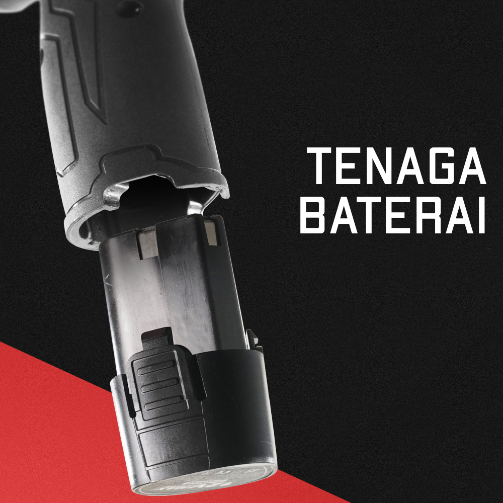 Gambar produk Taffware Bor Listrik Cordless Lithium Battery Rechargeable 12V - 88F - 6