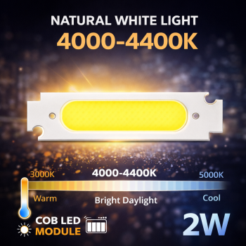 Ovicart Chip LED Lampu COB Car Interior Desk Lamp 4000-4400K 12V 2W - HO60