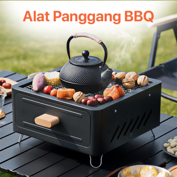 WOODPACK Alat Pemanggang Arang BBQ Outdoor Grill Stove Portable - sk201