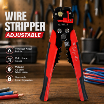 AGIIMAN Tang Pemotong Kabel Wire Stripper Adjustable - AG-1064