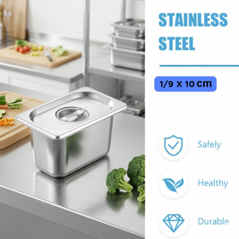 One Two Cups Food Container Stainless Steel Wadah Makanan Prasmanan - GN-201