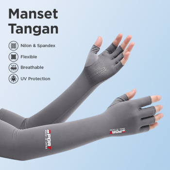 YXST Sarung Tangan Panjang Manset Long Sleeve Five Fingers Sunscreen - SP11