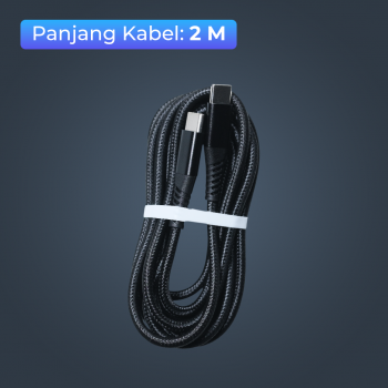 Gambar produk AUFU Kabel Data Type C to Type C Charger Braided Fast Charging 6A 66W 2M - KD66