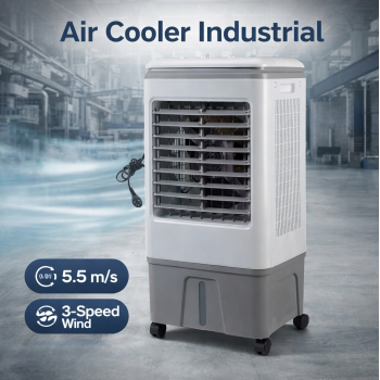 TaffHOME Kipas Air Cooler Industrial Pendingin 3 Speed 30L 115W Remote - LZ32