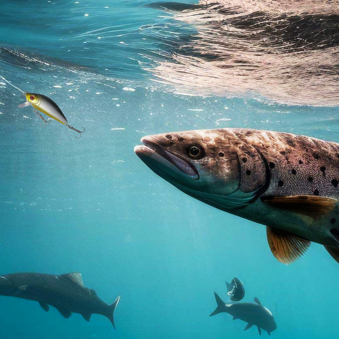 Weihe Umpan Pancing Ikan Mas Carp Crankbait Minnow Lure 50mm - LD07 Gambar produk Weihe Umpan Pancing Ikan Mas Carp Crankbait Minnow Lure 50mm - LD07