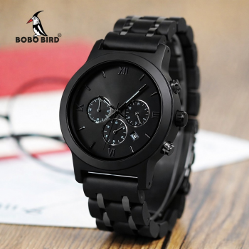 Gambar produk BOBO BIRD Jam Tangan Kayu Analog Pria - P19