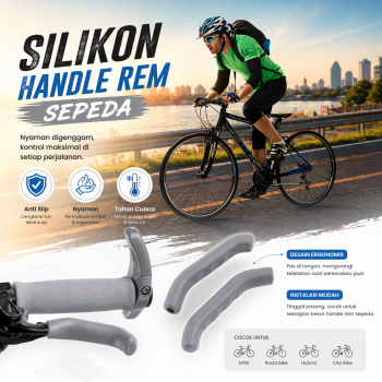 ZITTO Silikon Pelindung Handle Rem Tangan Sepeda 2 PCS - M187
