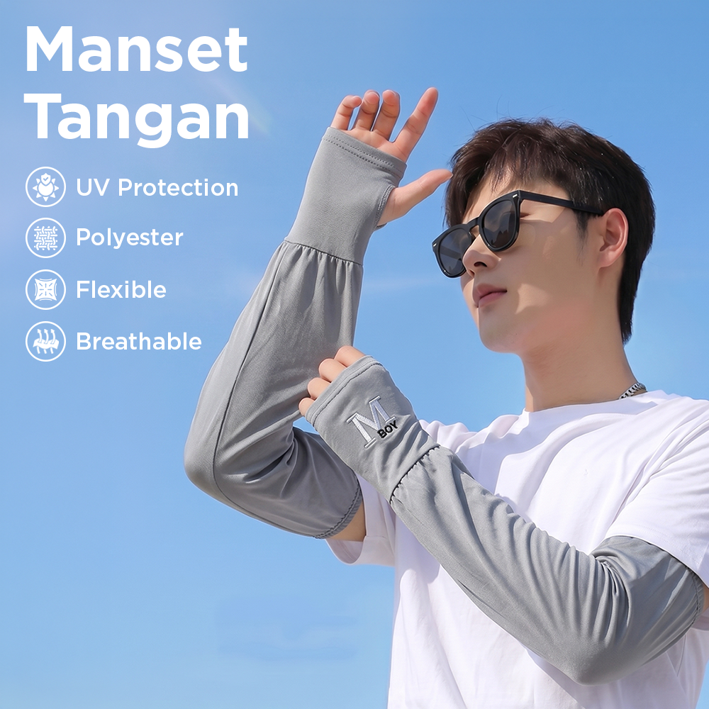 BOYM Manset Sarung Pelindung Tangan Lengan Sleeves UV Protection - GB184 Gambar produk BOYM Manset Sarung Pelindung Tangan Lengan Sleeves UV Protection - GB184 - Utama