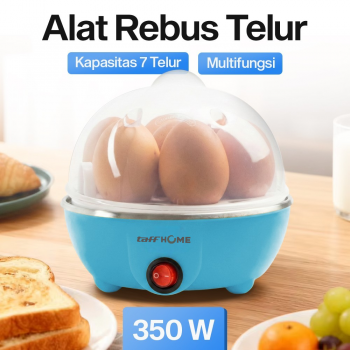 Gambar produk TaffHOME Alat Rebus Telur 7 Butir Electric Egg Steamer Boiler 350W - YS-203