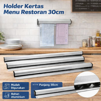 One Two Cups Holder Gantungan Kertas Pesanan Restoran Menu Order Bill - JWA9