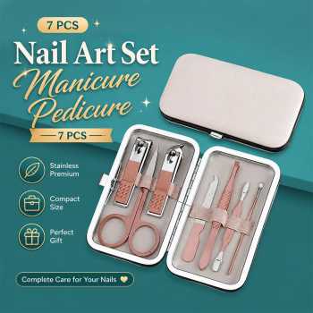 WOXVM Nail Art Set Gunting Kuku Manicure Pedicure 7 PCS - 7030D