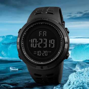 Piaoma Jam Tangan Digital Pria Sport Waterproof Pixerglass 50mm - 2380