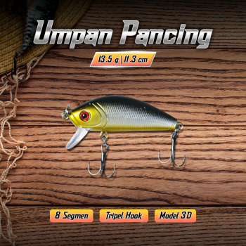 Weihe Umpan Pancing Ikan Mas Carp Crankbait Minnow Lure 50mm - LD07