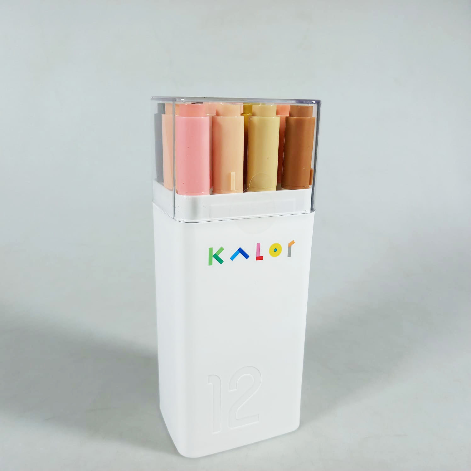 Gambar produk Kaco KALOR Spidol Warna Olied Based Marker 12 Colors Ivory Tower - MP2009-01