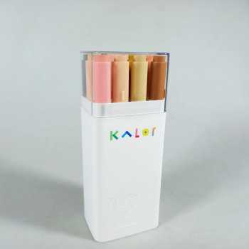Gambar produk Kaco KALOR Spidol Warna Olied Based Marker 12 Colors Ivory Tower - MP2009-01