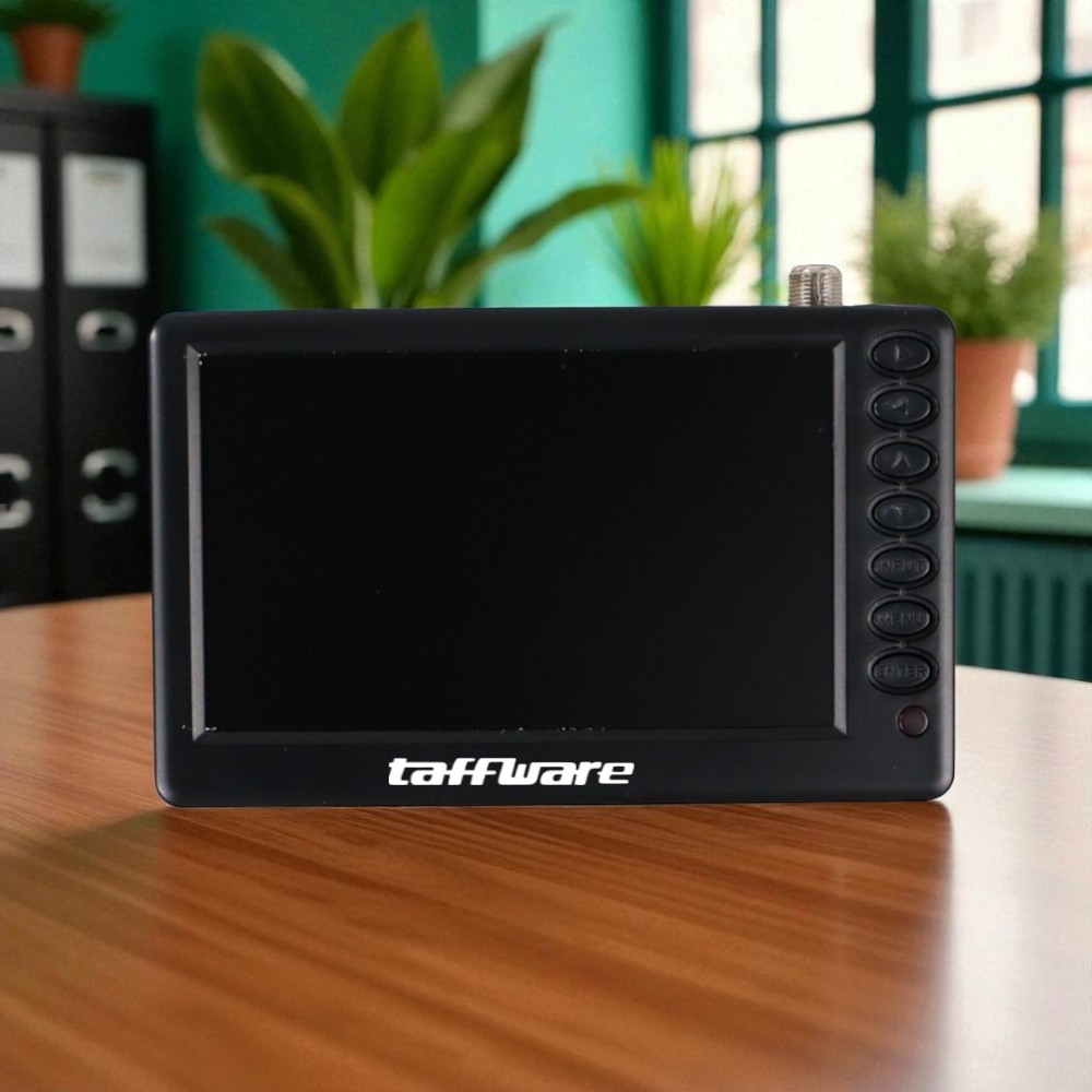 Taffware Portable HD TV Monitor 5 Inch DVB-T2 + Analog - D5 Gambar produk Taffware Portable HD TV Monitor 5 Inch DVB-T2 + Analog - D5