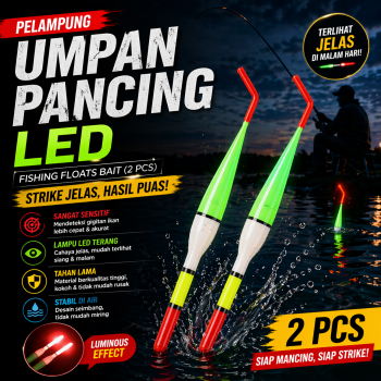 Gambar produk TaffSPORT Kumbul Pelampung Pancing LED Luminous Fishing Float 2 PCS - NT-02