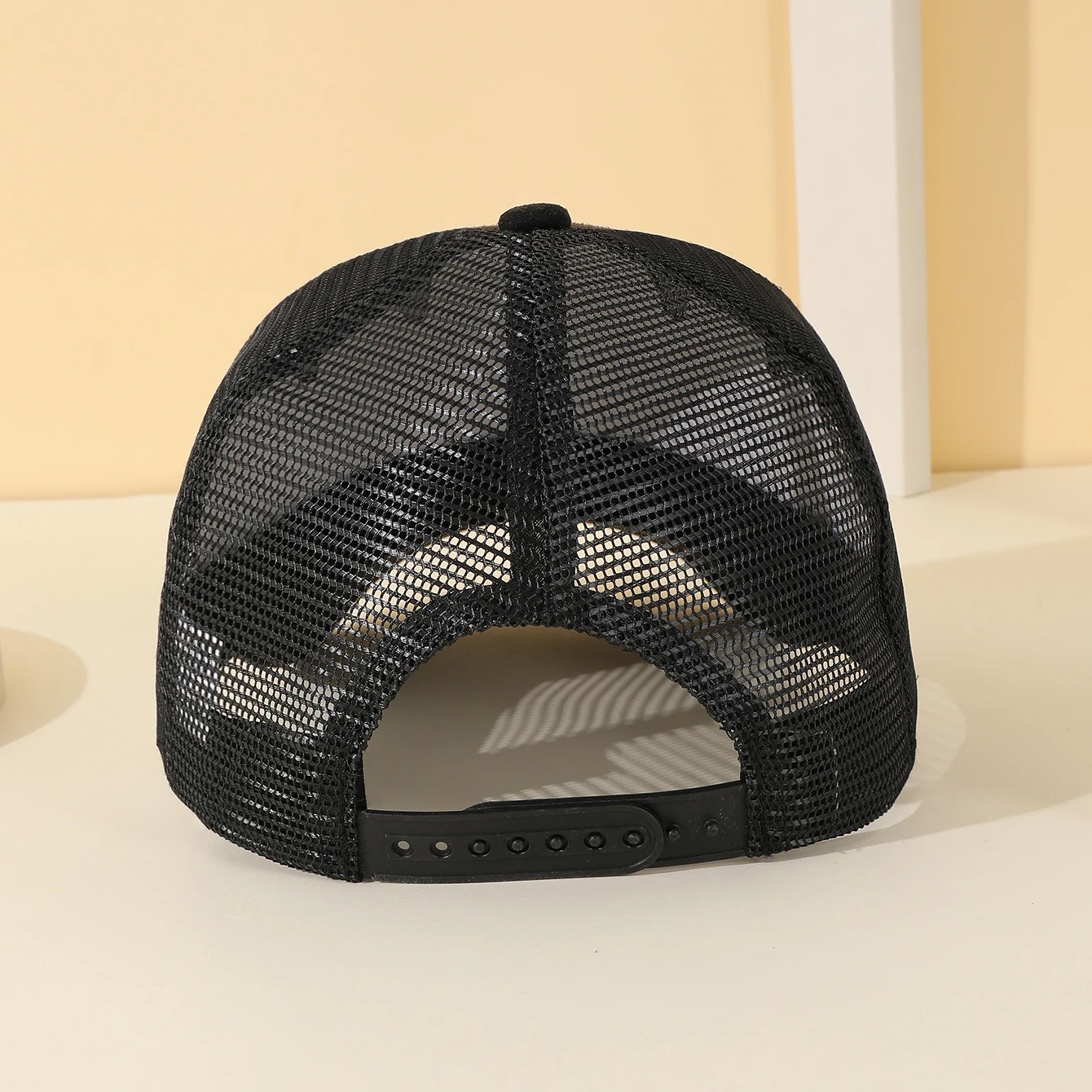 GUDIY Topi Trucker Jaring Mesh Hat Suede Enjoy Life Patch - T100 Gambar produk GUDIY Topi Trucker Jaring Mesh Hat Suede Enjoy Life Patch - T100