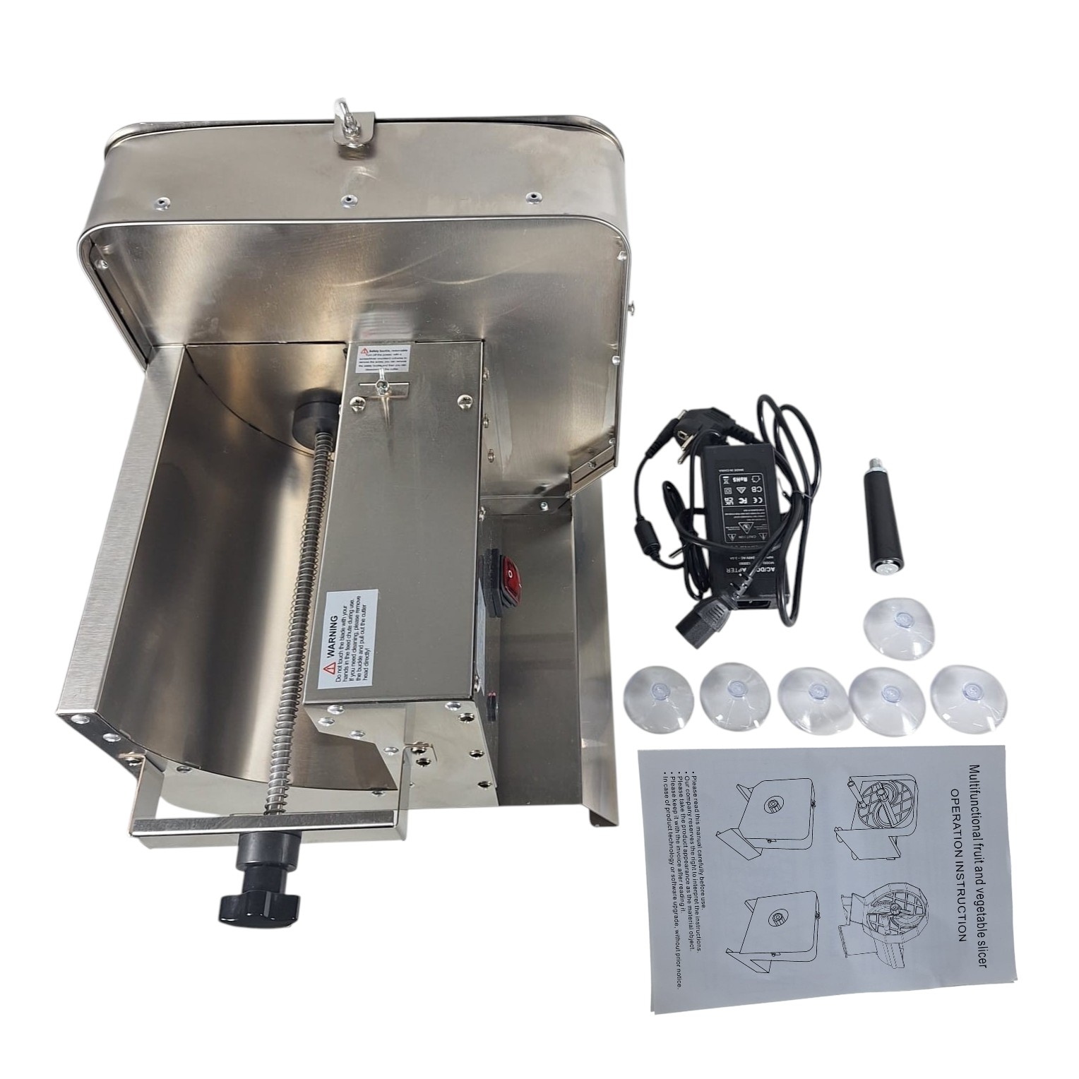 TaffHOME Mesin Pemotong Sayuran Otomatis Vegetable Slicer 4R-D 6A 40W - 4R-XL Gambar produk TaffHOME Mesin Pemotong Sayuran Otomatis Vegetable Slicer 4R-D 6A 40W - 4R-XL - 8