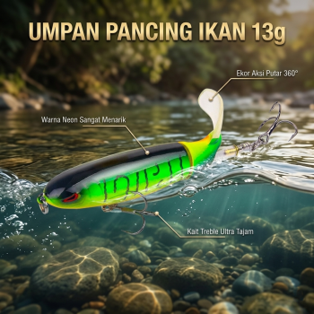 Atriptime Umpan Pancing Fishing Lure Ikan Long Tail 13g - SCF3109