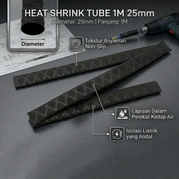MTLAS Selongsong Pelapis Kabel Insulasi Heat Shrink Tube 1M - JSHR-183