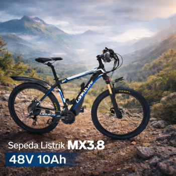 Lankeleisi Sepeda Listrik Gunung MTB Mountain E-Bike 48V 10Ah - MX3.8