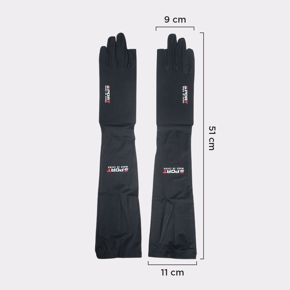YXST Sarung Tangan Panjang Manset Sleeve Two Fingers Sunscreen Spandex - SP10 Gambar produk YXST Sarung Tangan Panjang Manset Sleeve Two Fingers Sunscreen Spandex - SP10 - 7