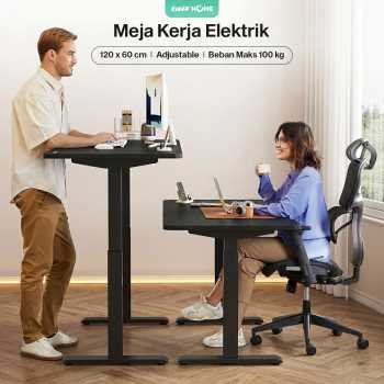 TaffHOME Meja Kerja Gaming Elektrik Adjustable Lifting Desk 120x60cm - FH-5