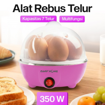 TaffHOME Alat Rebus Telur 7 Butir Electric Egg Steamer Boiler 350W - YS-203