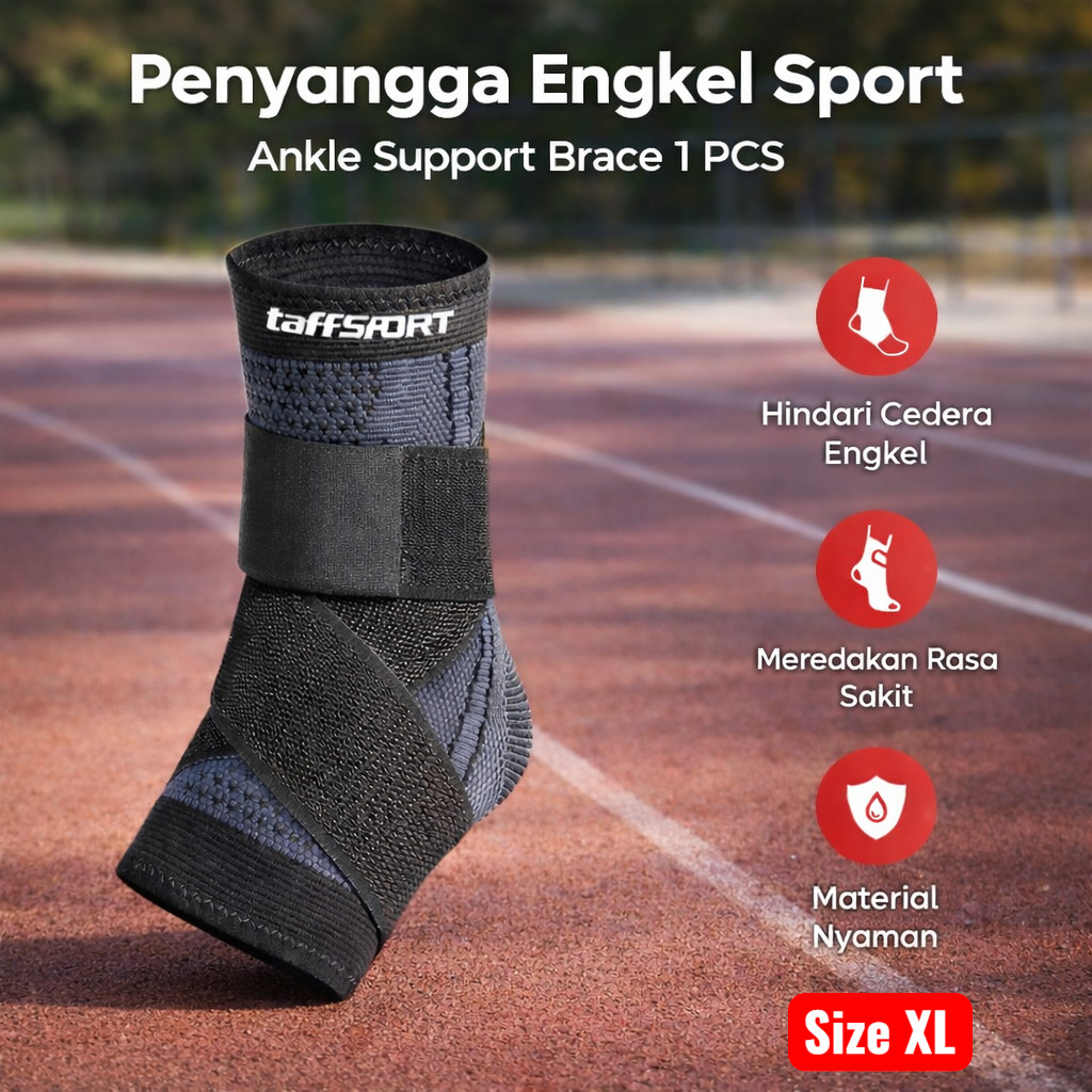 Gambar produk TaffSPORT Penyangga Engkel Sport Ankle Support Brace 1 PCS XL - J6223 - Utama