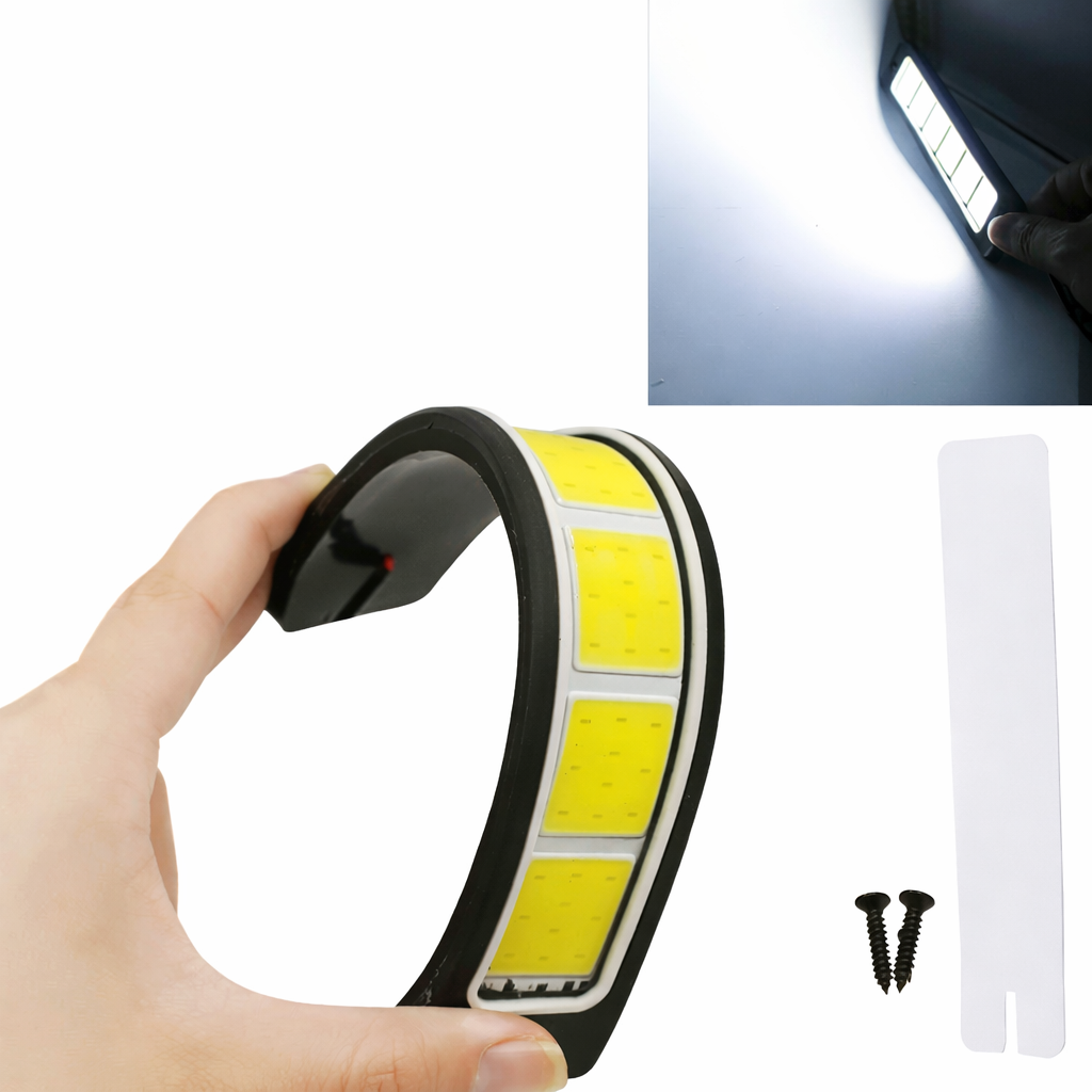 Lampu Kabut Mobil Foglamp LED COB DRL Cool White 12V 190mm - MA357 Gambar produk Lampu Kabut Mobil Foglamp LED COB DRL Cool White 12V 190mm - MA357