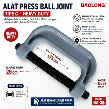 Gambar produk BAOLONG Alat Press Ball Joint Tipe C Diassembly 4in1 Set Puller Tool - BA-32 - 2
