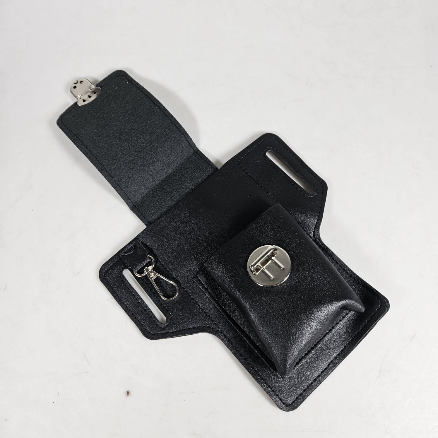 Rhodey Tas Pinggang Sabuk Smartphone Holster PU Leather - FSN25 Gambar produk Rhodey Tas Pinggang Sabuk Smartphone Holster PU Leather - FSN25 - 4