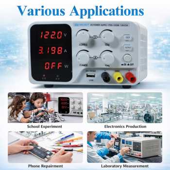 Gambar produk LONGWEI Power Supply Adjustable DC Variable Voltage 120V 3A 360W - PDS-1203M