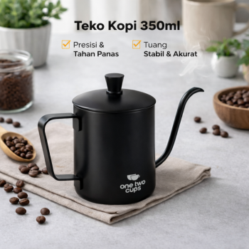 One Two Cups Teko Kopi Leher Angsa Gooseneck Pour Over Drip Kettle - HS-52