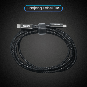 Gambar produk BYTE Kabel Data Type C to Type C Fast Charging PD 240W 1.5M - BY-24