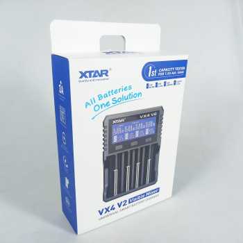 Gambar produk XTAR Charger Baterai 4 Slot AA AAA Li-Ion Ni-MH USB Type C QC3.0 - VX4 V2