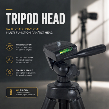MovingMic Tripod Head Gimbal Phone Camera Micro SLR 360 Degree Rotate - MV05