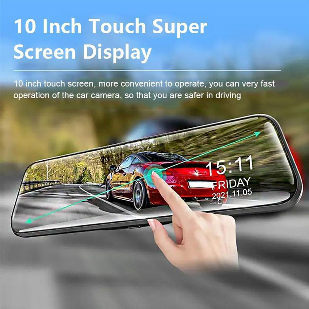 Gambar produk JOMISE Dashcam Mobil Spion Depan Belakang Dual Camera ADAS 1080p - YX5100