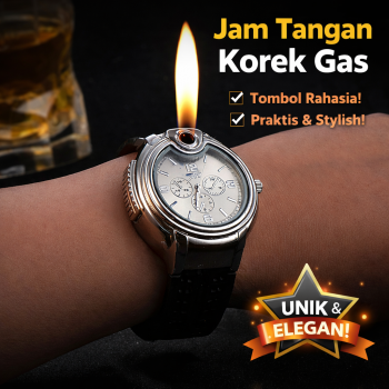 Gambar produk JiaHeng Jam Tangan Kasual Pria dengan Korek Gas - HC-90